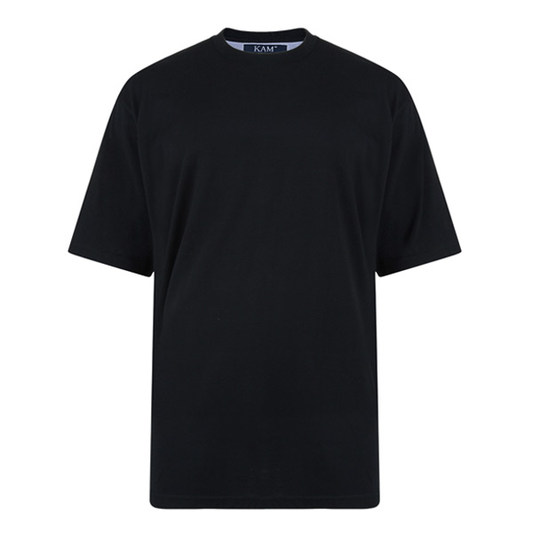 T-shirt Noir grandes tailles 10XL-12XL