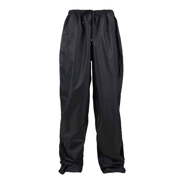 Pantalon de pluie étanche Noir grandes tailles 